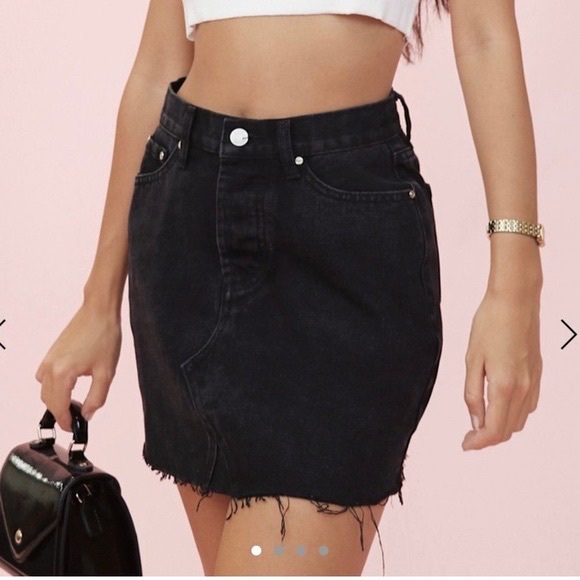 Cry Baby High Waisted Denim Mini Skirt - Picture 2 of 8